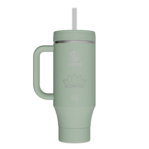 40oz Straw Tumbler With Handle - customized