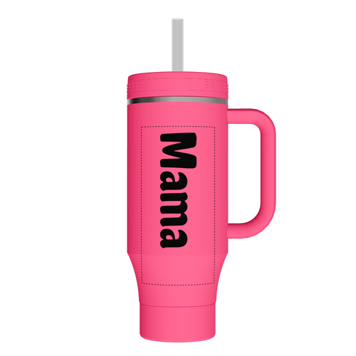 Straw Tumbler With Handle - customized