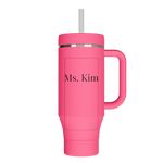 40 oz Straw Tumbler With Handle - customized