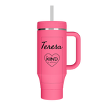 40oz Straw Tumbler With Handle - customized