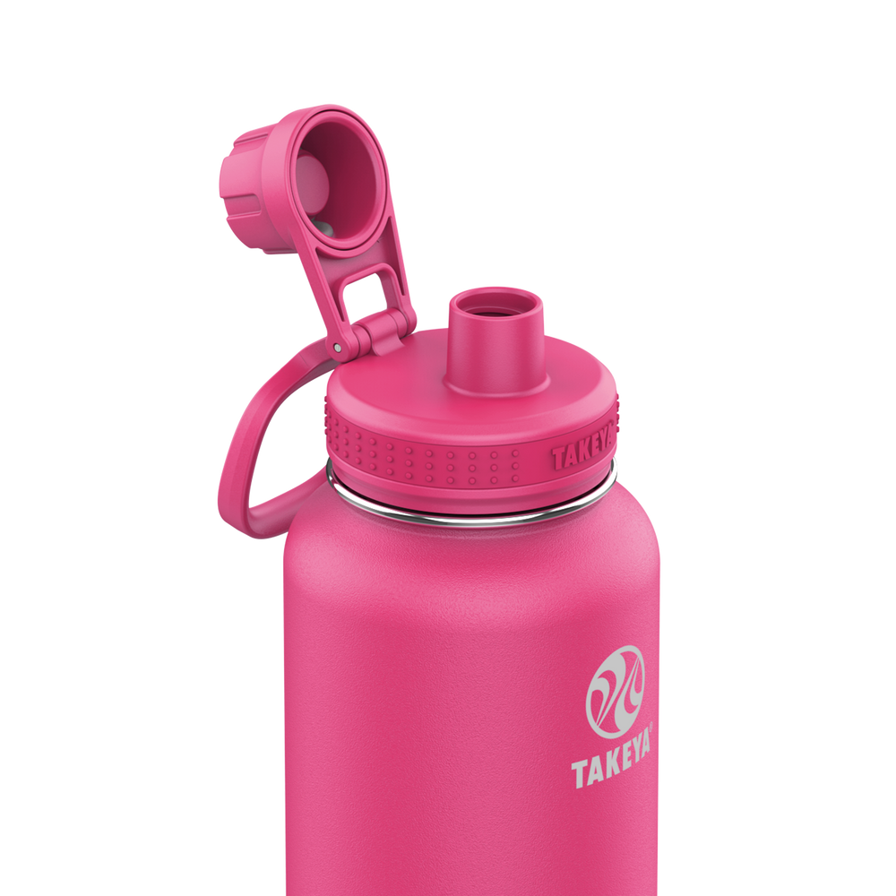 Takeya Actives Spout Water Bottle - Pink & Lavender - 32 oz