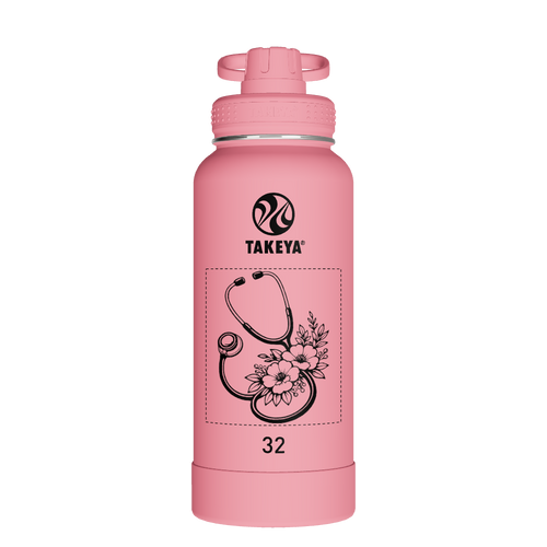 Actives Water Bottle With Spout Lid - customized