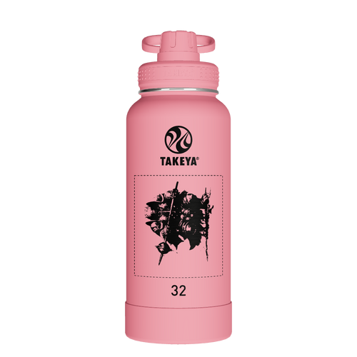 Actives Water Bottle With Spout Lid - customized