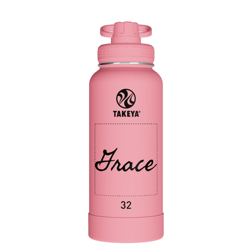 Actives Water Bottle With Spout Lid - customized
