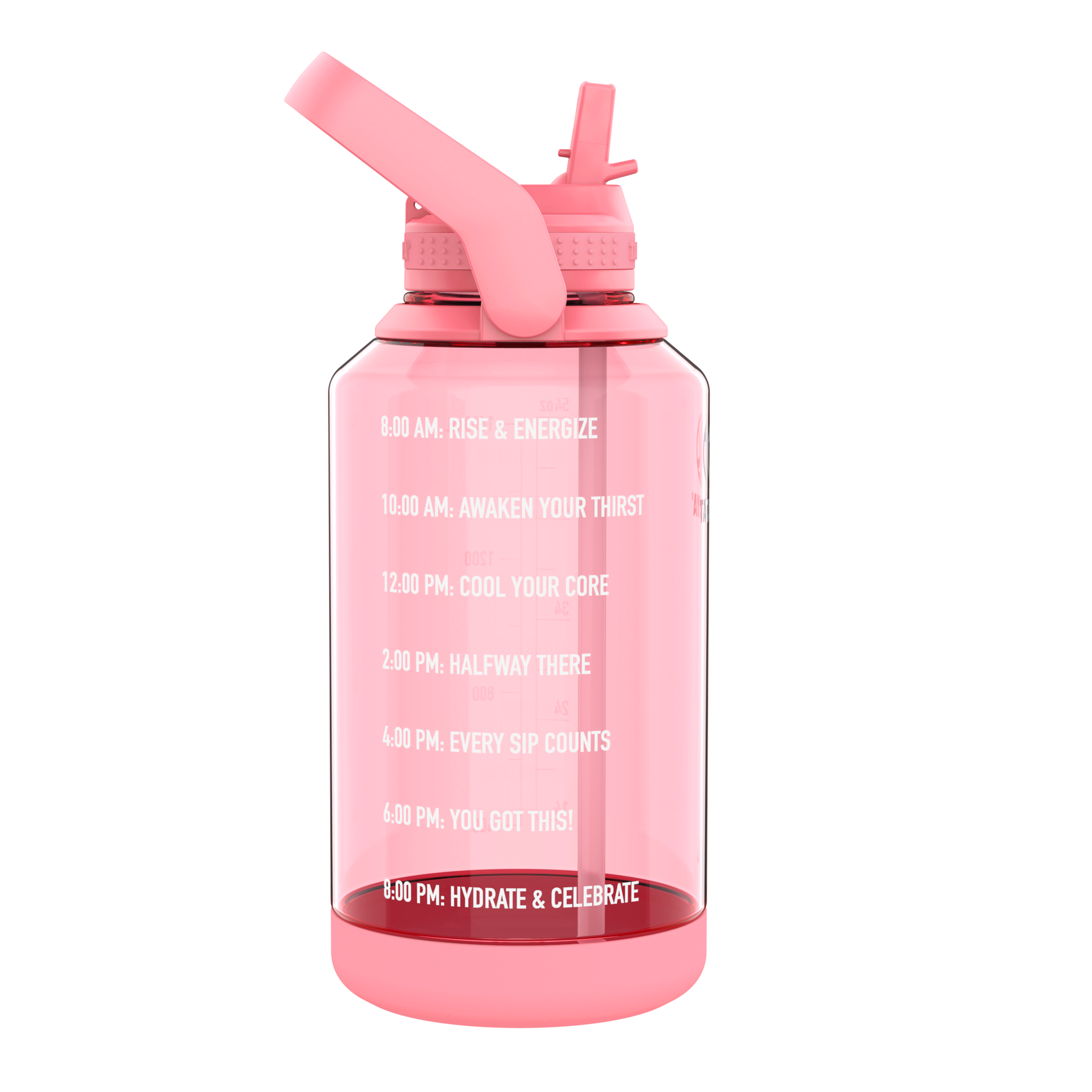 Tritan Motivational Bottle Bundle With Straw Lid (2 Pack) – Takeya USA