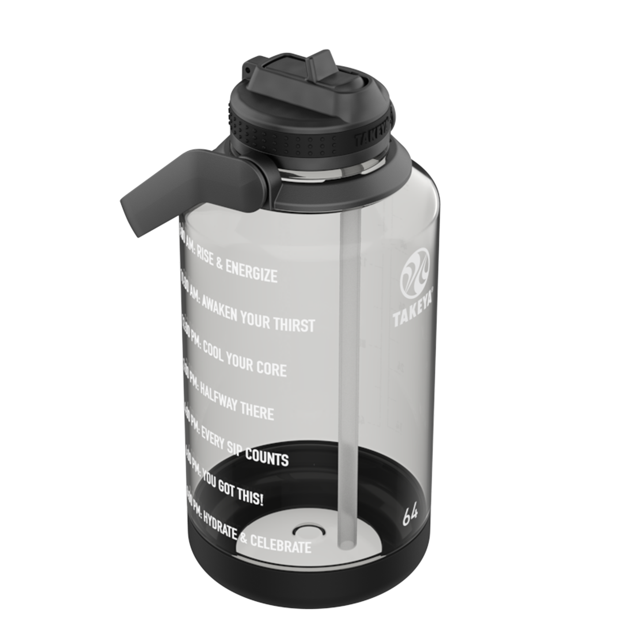 Tritan Motivational Bottle Bundle With Straw Lid (2 Pack) – Takeya USA