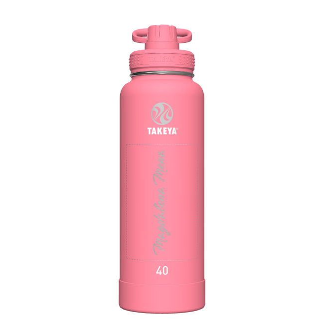Actives Water Bottle With Spout Lid - customized