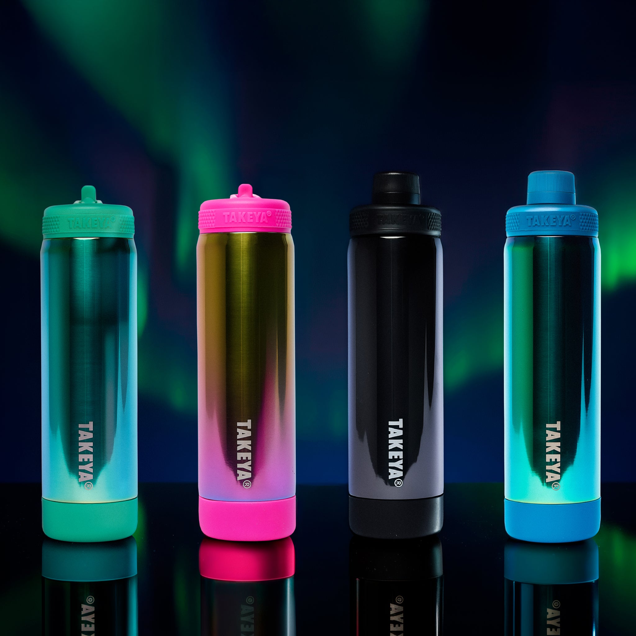 Aurora Water Bottle With Straw Lid – Takeya USA