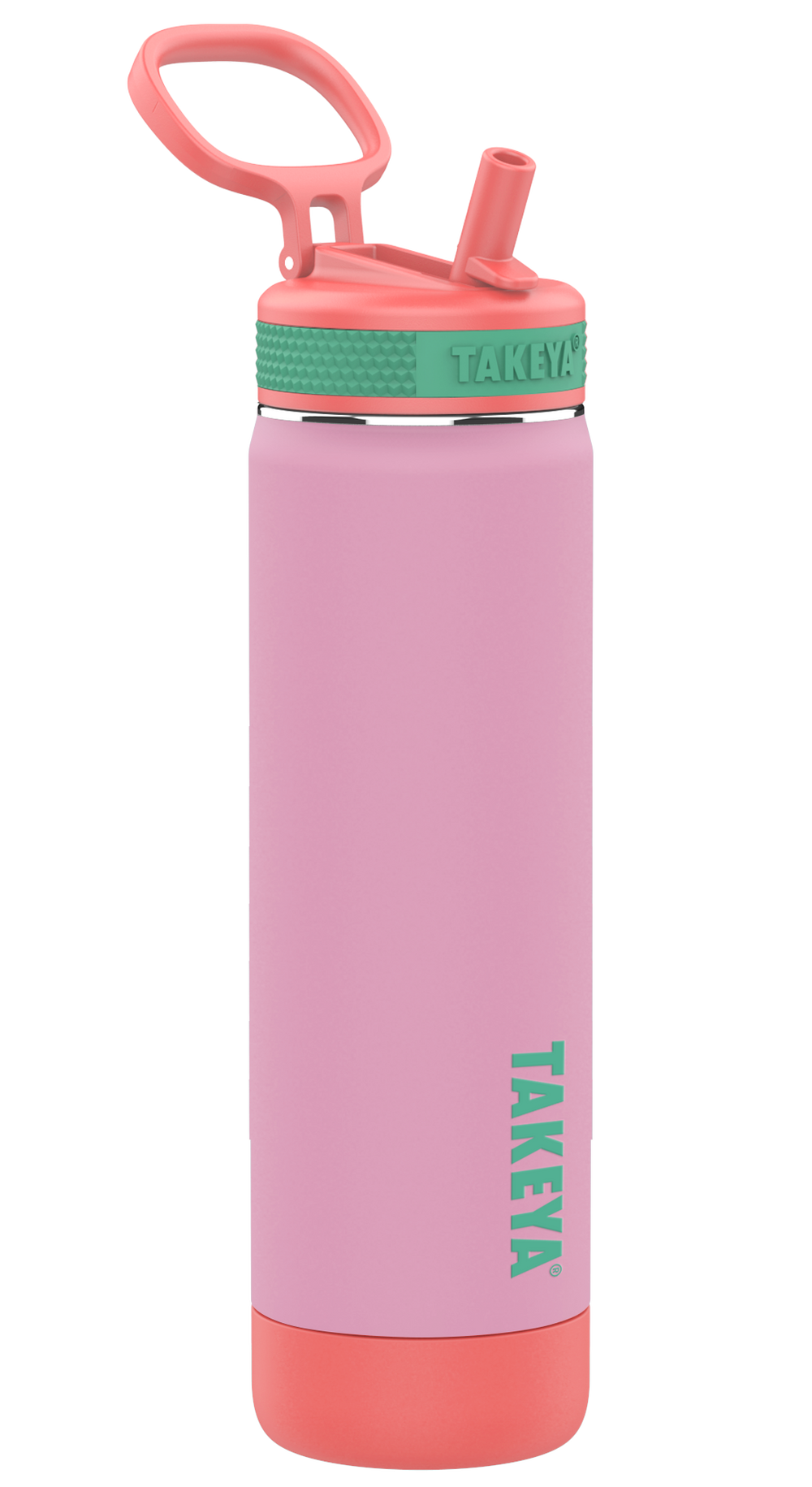 Sport Water Bottle Soft Touch With Spout Lid
