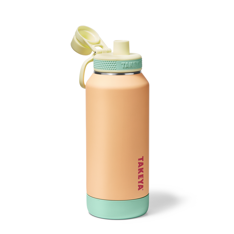 Sport Soft Touch Water Bottle With Spout Lid