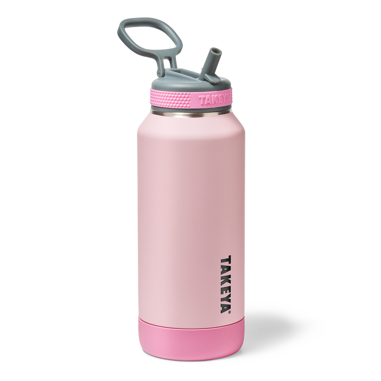 Sport Soft Touch Water Bottle With Straw LId
