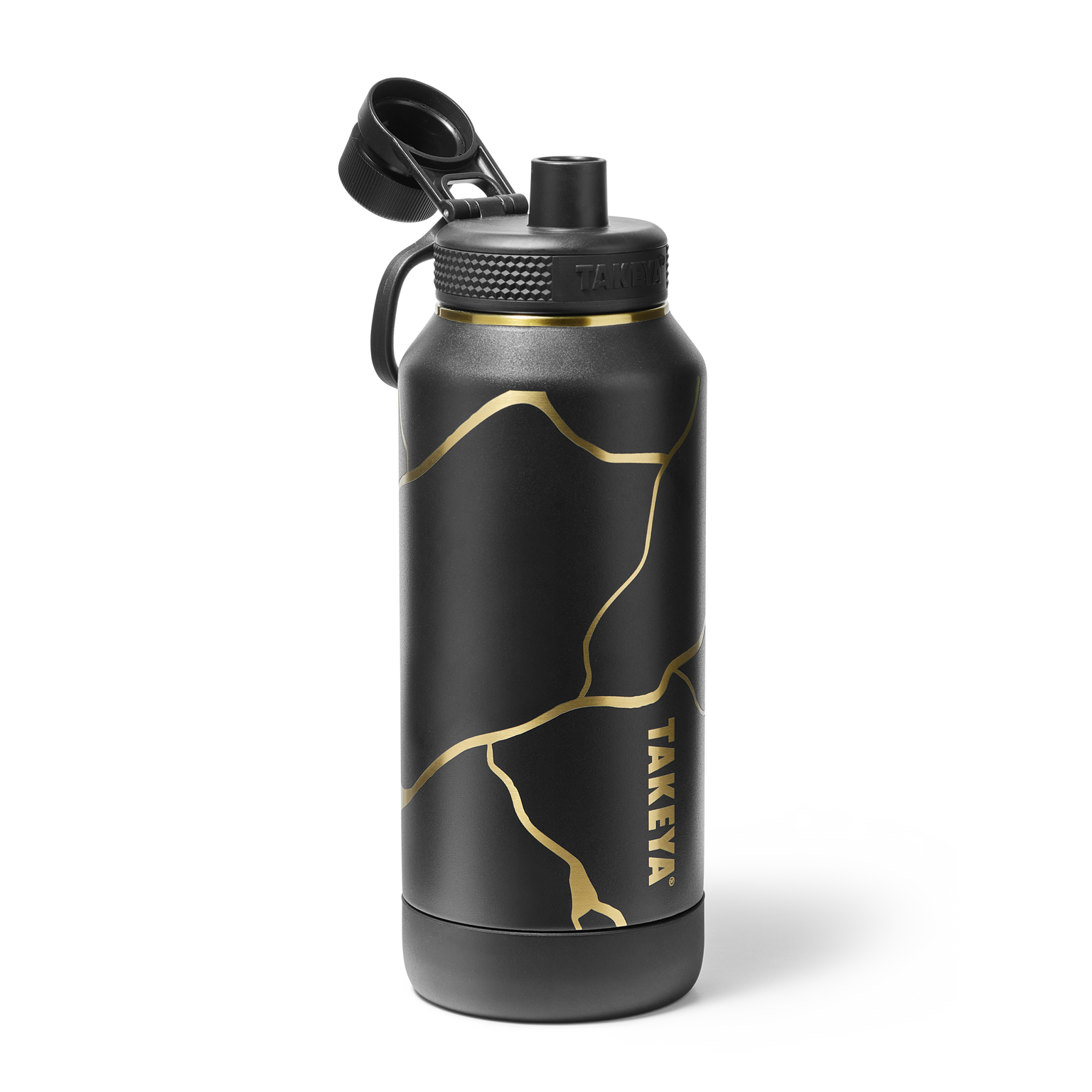 Kintsugi Water Bottle with Spout Lid
