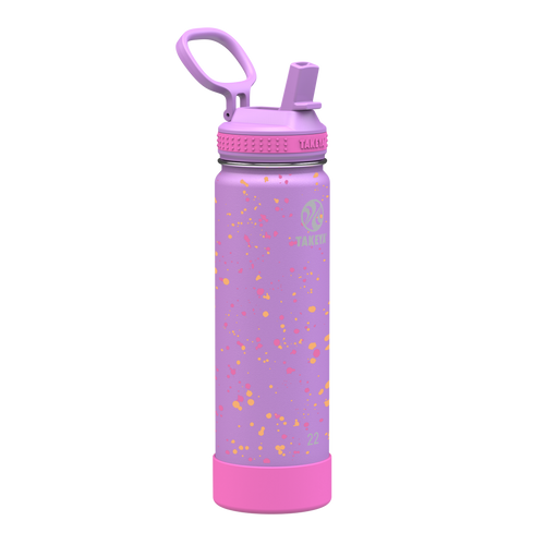 Actives Water Bottle With Straw Lid