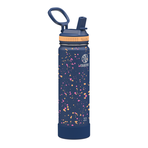 Actives Water Bottle With Straw Lid