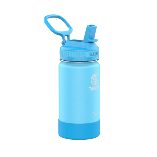 Actives Kids Water Bottle With Straw Lid