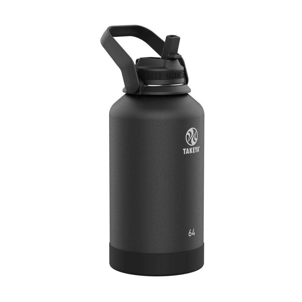 Actives Water Bottle With Straw Lid