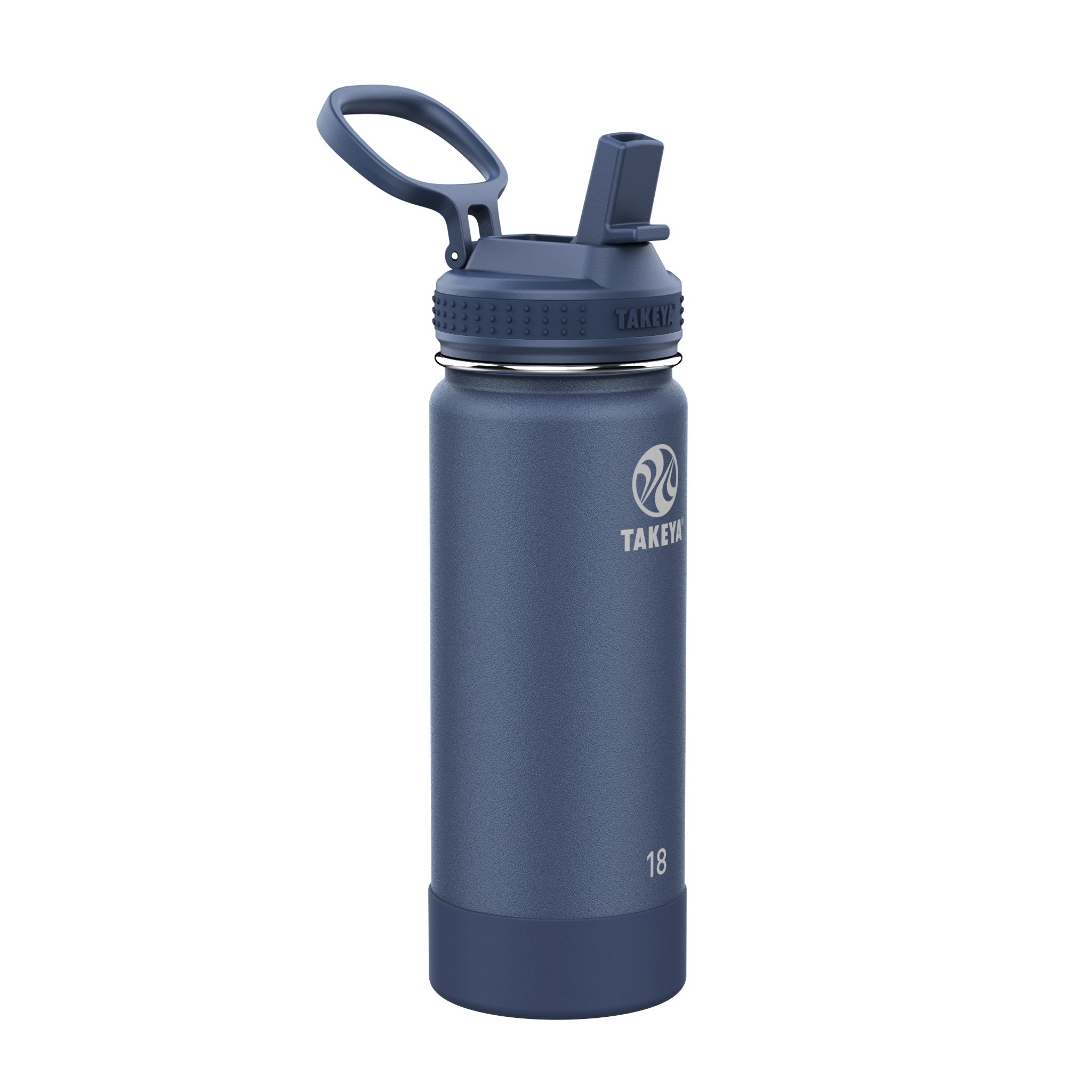 Takeya - Actives 18-Oz. Water Bottle with Straw Lid