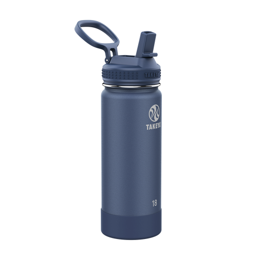 Actives Insulated Water Bottle With Straw Lid