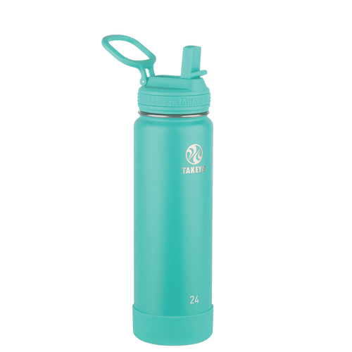 Actives Insulated Water Bottle With Straw Lid