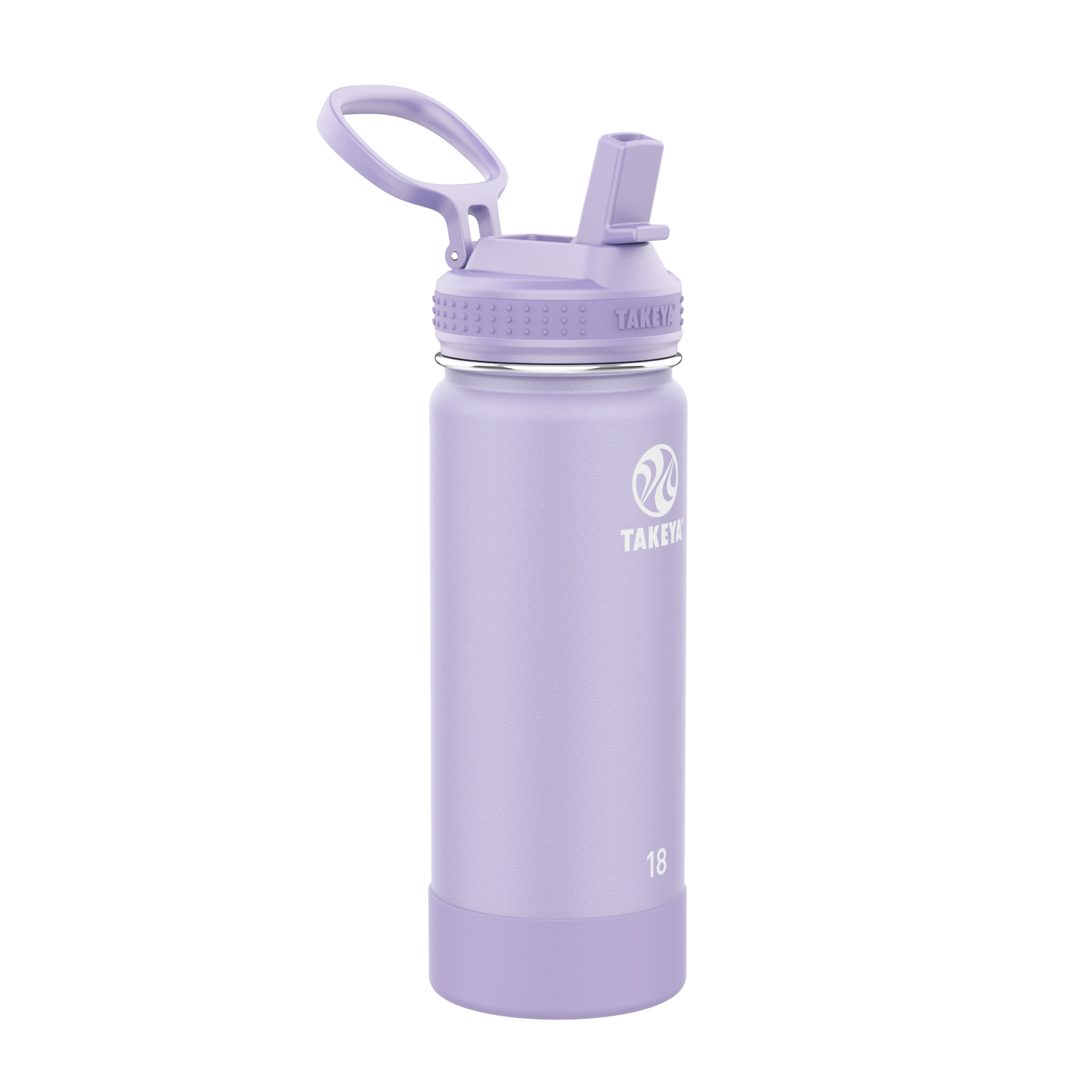 Actives Water Bottle With Straw Lid