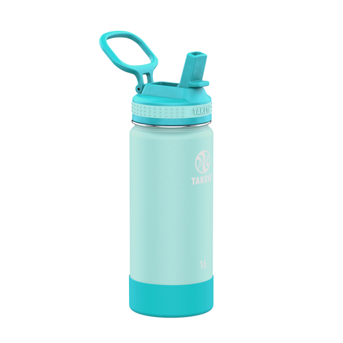 Actives Kids Water Bottle With Straw Lid