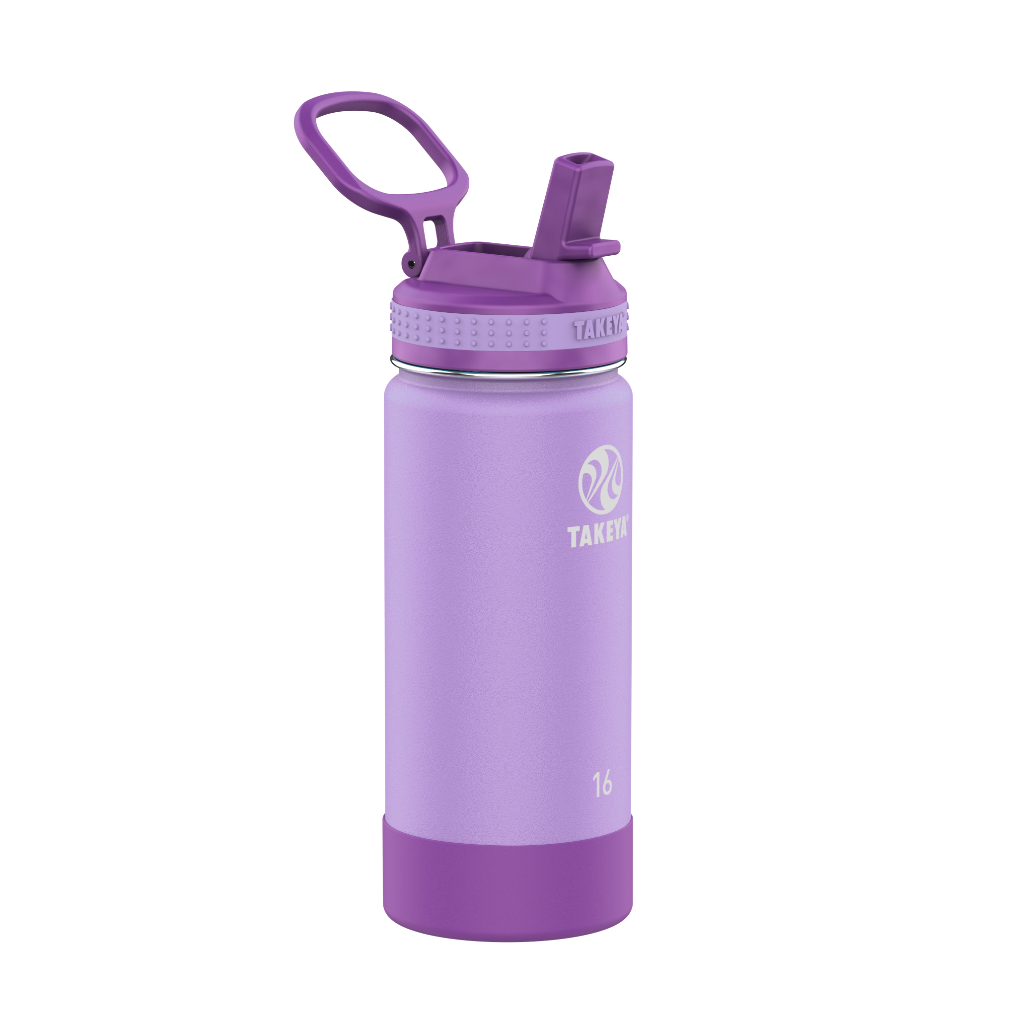 16-18oz water bottle with straw Takeya USA Actives Kids Insulated Water Bottle with Straw Lid