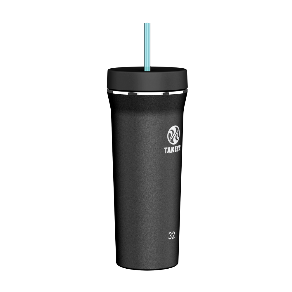 32 Oz Mug Tumbler with Handle and Straw, Stainless Steel Travel Insulated  Water