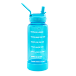 Takeya 64oz Tritan Motivational Water Bottle with Straw Lid - Purple