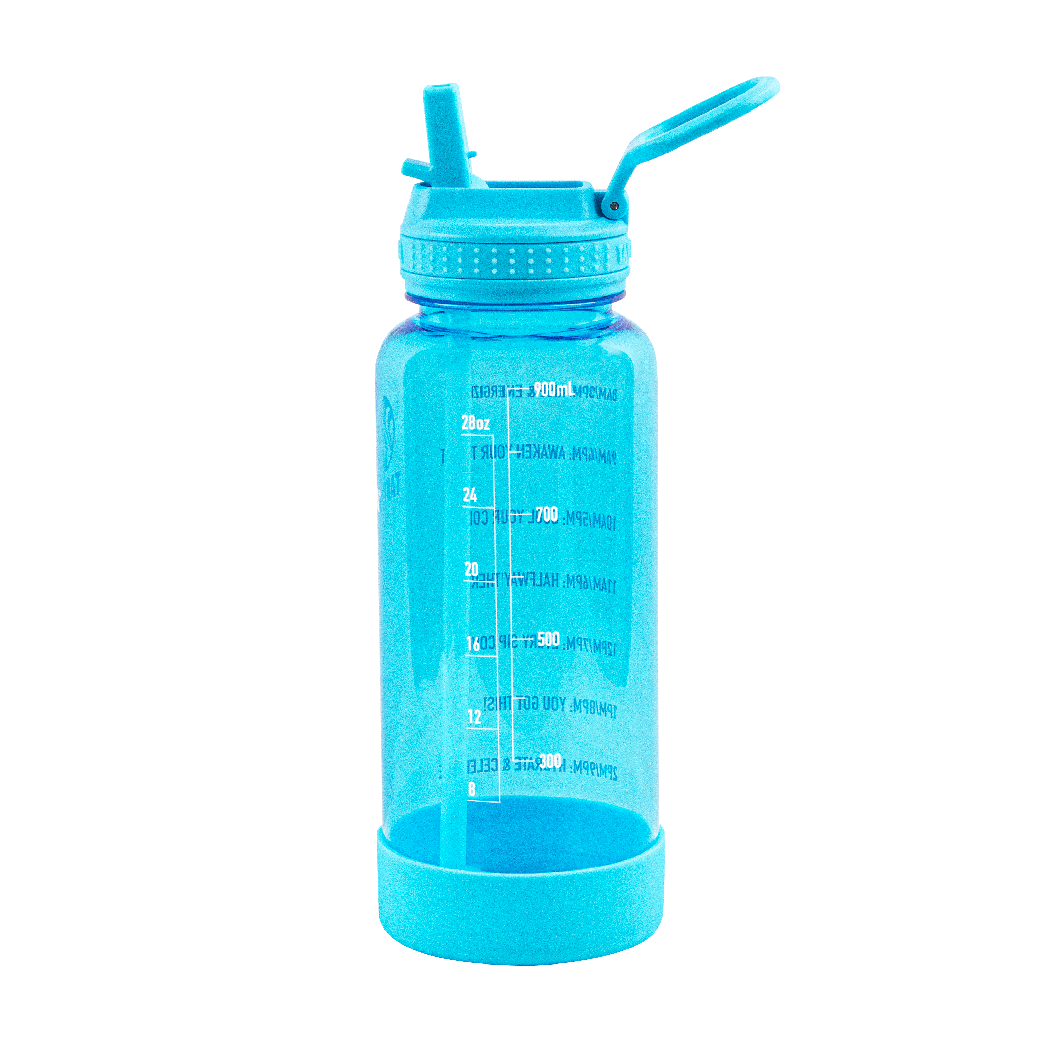 Takeya USA Tritan Motivational Water Bottle With Straw Lid