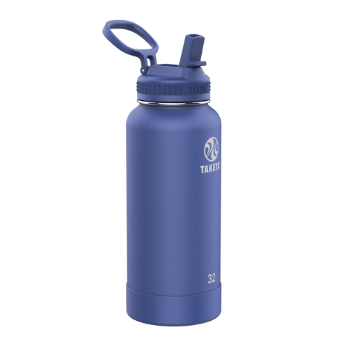 Pickleball Water Bottle with Straw Lid