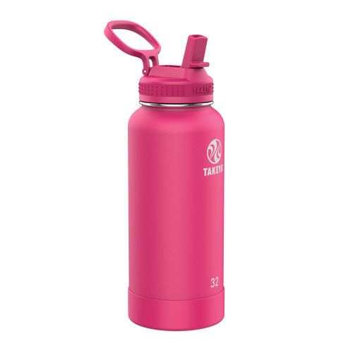 Pickleball Water Bottle with Straw Lid