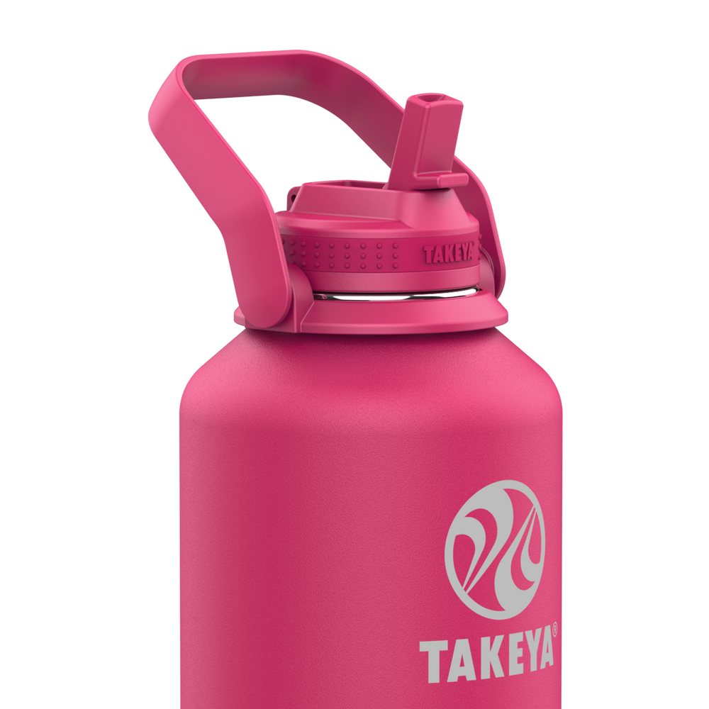 Thermos 32oz Stainless Steel Straw Top Hydration Bottle Pink
