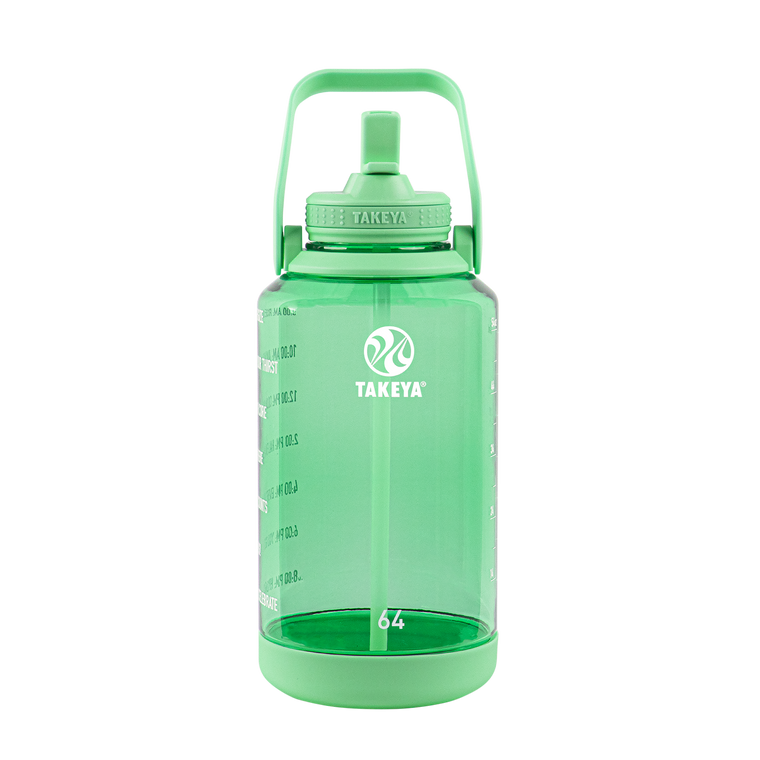 Tritan Motivational Water Bottle with Straw Lid