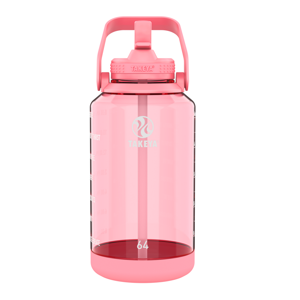 Special Savings Motivational Bottle 2pc - 64 oz Stormy Black + 64 oz  Flutter Pink