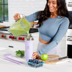 Takeya 32oz Vivacity Straw Tumbler - Purple, Leak-Proof, Insulated, Fits Cup Holders