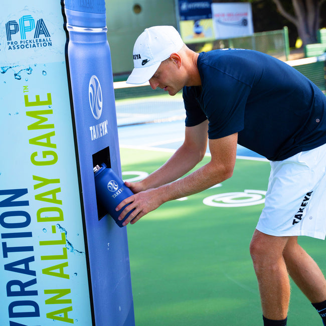 Newman Pickleball Series Water Bottle with Sport Spout Lid and Extra L