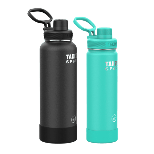 Neon Sport Water Bottles, Bulk Set of 12, 18 oz, Party Supplies