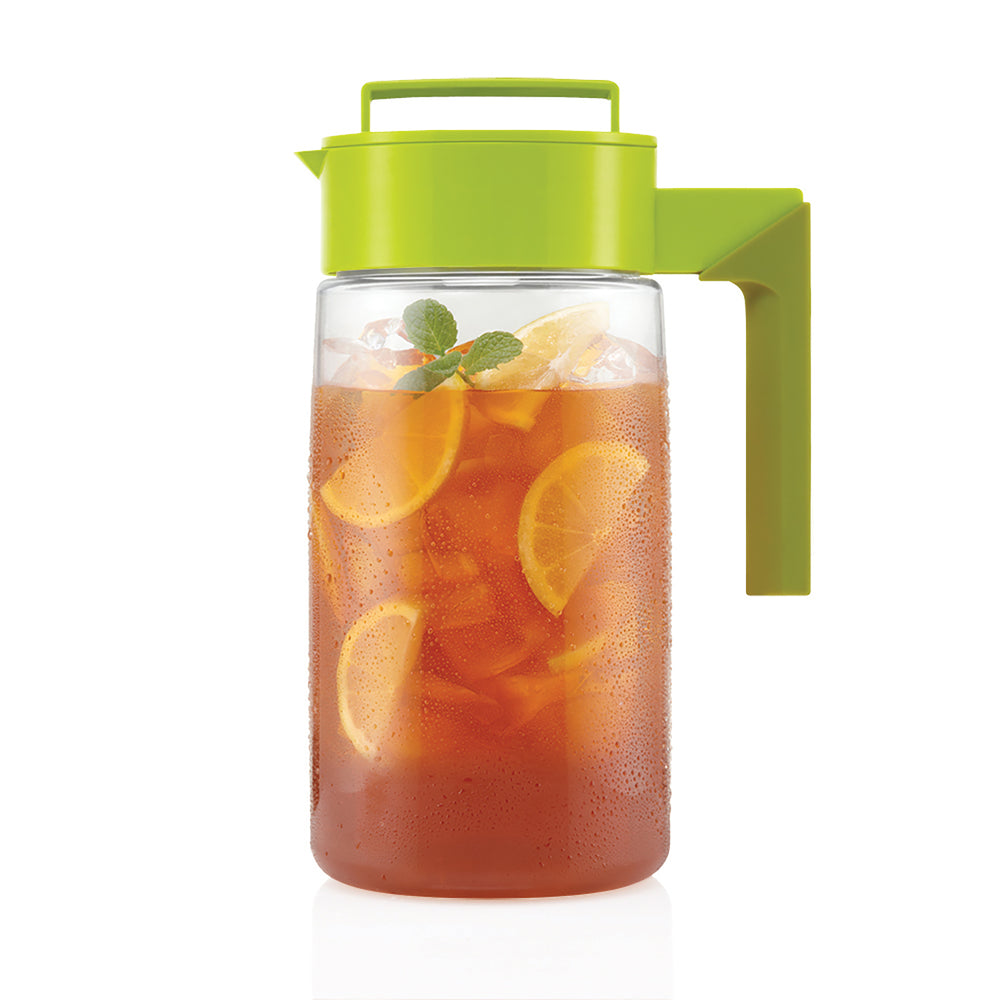 Takeya Iced Tea Maker with Patented Flash Chill Technology Made in USA, 2 Quart, Avocado
